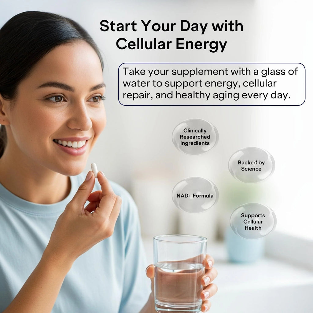 NAD Capsules Resveratrol Liposomal Nicotinamide Riboside Quercetin Vitamin B3 NAD Supplement for Women and Men anti Aging Boost Focus and Energy Cell Regeneration Supplement 120 Capsules