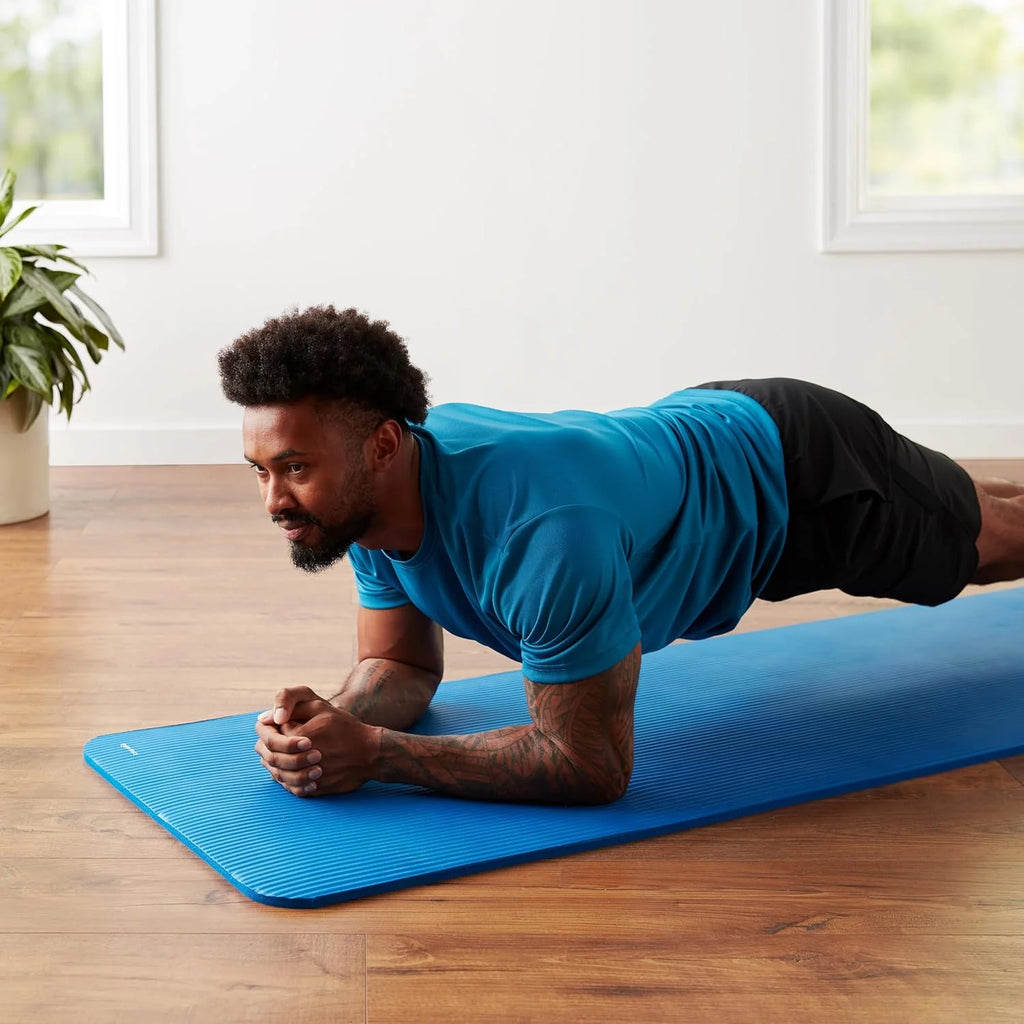 Extra Thick Exercise Yoga Mat with Carrying Strap