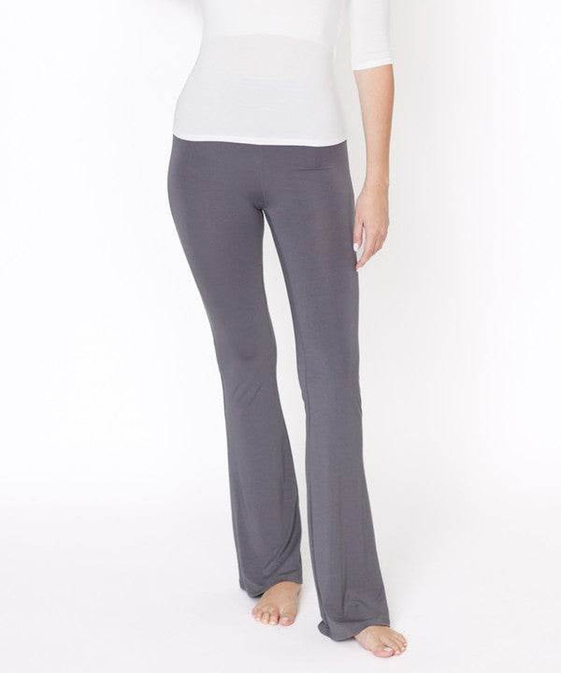 BAMBOO SLIM BELL YOGA PANTS