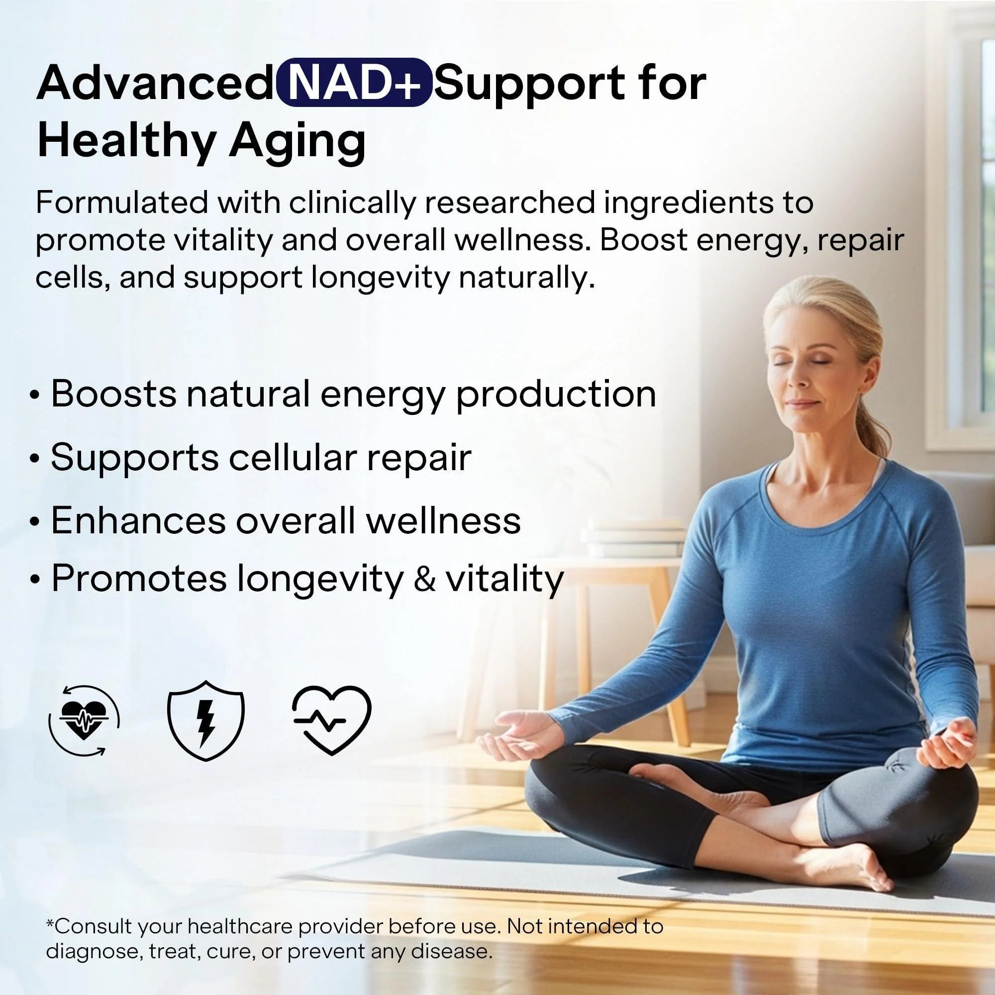 NAD Capsules Resveratrol Liposomal Nicotinamide Riboside Quercetin Vitamin B3 NAD Supplement for Women and Men anti Aging Boost Focus and Energy Cell Regeneration Supplement 120 Capsules
