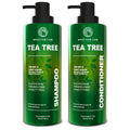 Tea Tree Shampoo and Conditioner Set Sulfate Free 14 Fl Oz Set of 2 anti Dandruff Hair Care for Men and Women Cleansing Formula for Itchy Scalp and Oil Control