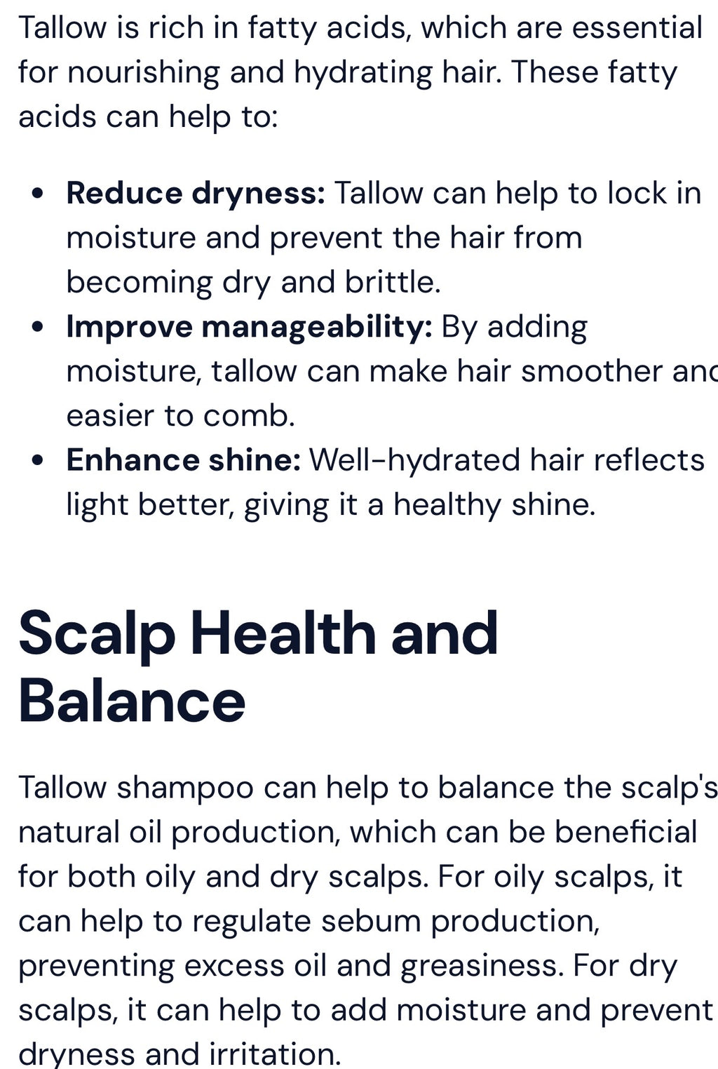 Beef Tallow Shampoo and Conditioner Set with Goat Milk 16.9 Fl Oz Pack of 2 Sulfate Free Moisture for Women Men for Dry Itchy Scalp Hydrating Thickening Volume Care for Thinning Hair