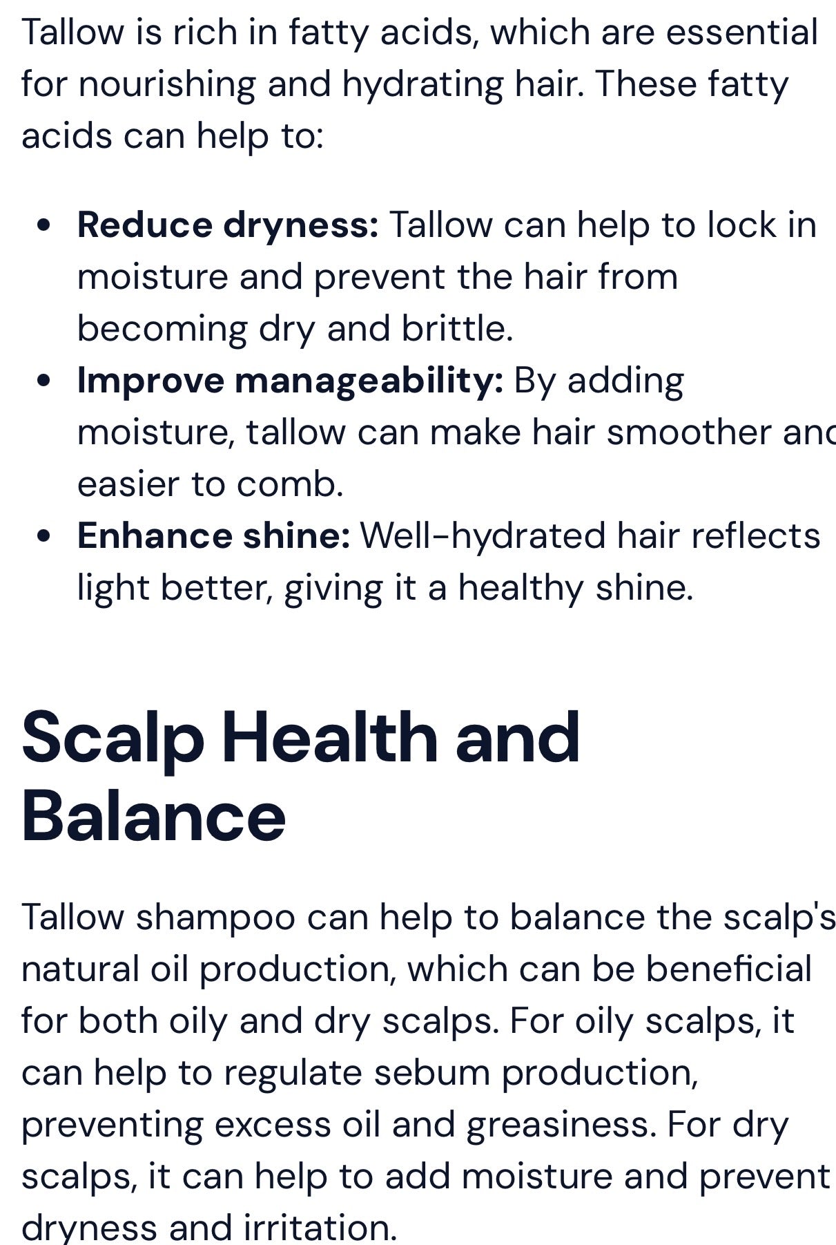 Beef Tallow Shampoo and Conditioner Set with Goat Milk 16.9 Fl Oz Pack of 2 Sulfate Free Moisture for Women Men for Dry Itchy Scalp Hydrating Thickening Volume Care for Thinning Hair