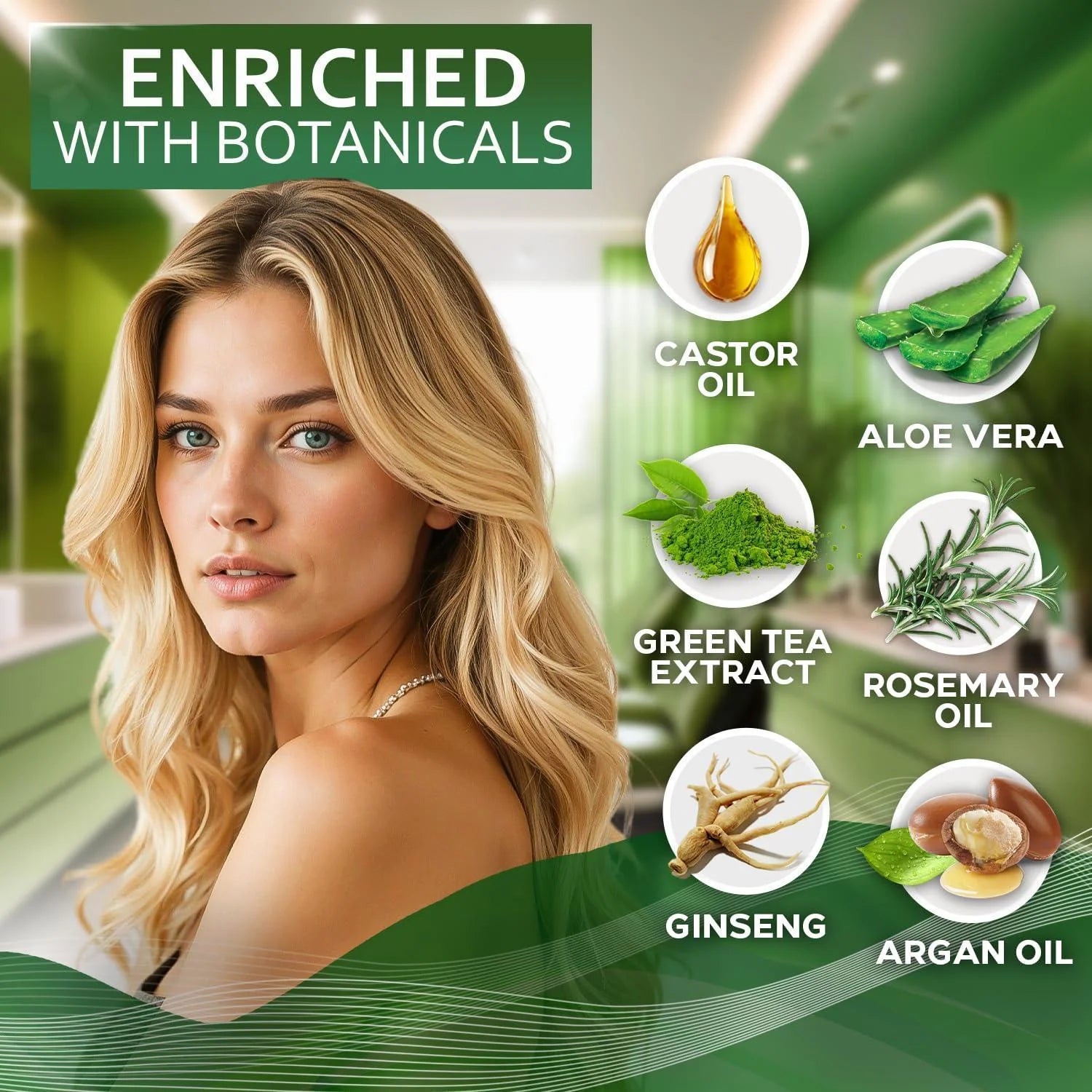 Castor Oil Shampoo and Conditioner Set Thickening Products for Thinning Hair Women and Men Sulfate Free Formula Hydrating Volumizing and Moisturizing for Dry Hair Volume Boosting Color Safe