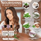 Caffeine Shampoo and Conditioner Set Volumizing Products for Women and Men Thickening Volume Boosting Formula for Thinning and Fine Hair Sulfate Free No Parabens Hydrating Salon Grade
