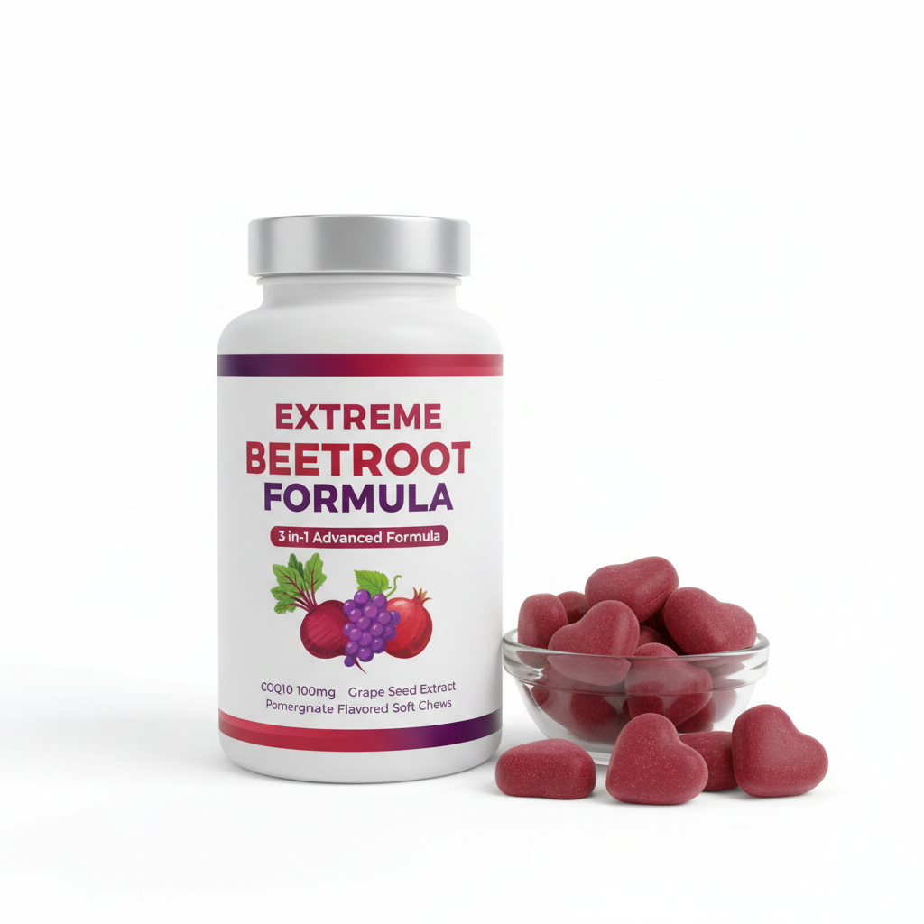 Extreme Beetroot Formula COQ10 100Mg with Grape Seed Extract
